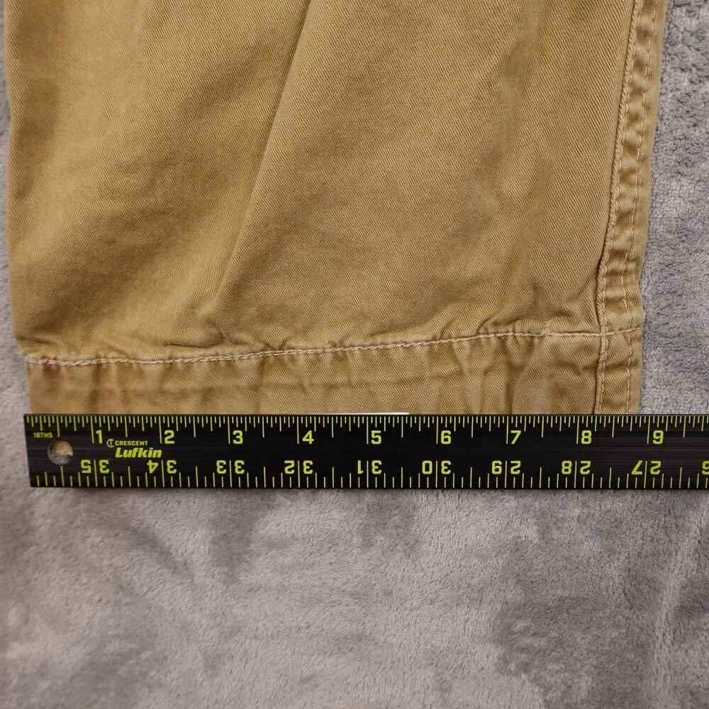 Vintage Abercrombie and Fitch chino pant men's 30x30 tan distressed Y2K - Picture 9 of 15